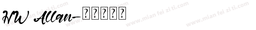 HW Allan字体转换